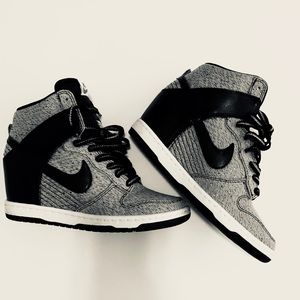 Nike high top wedges